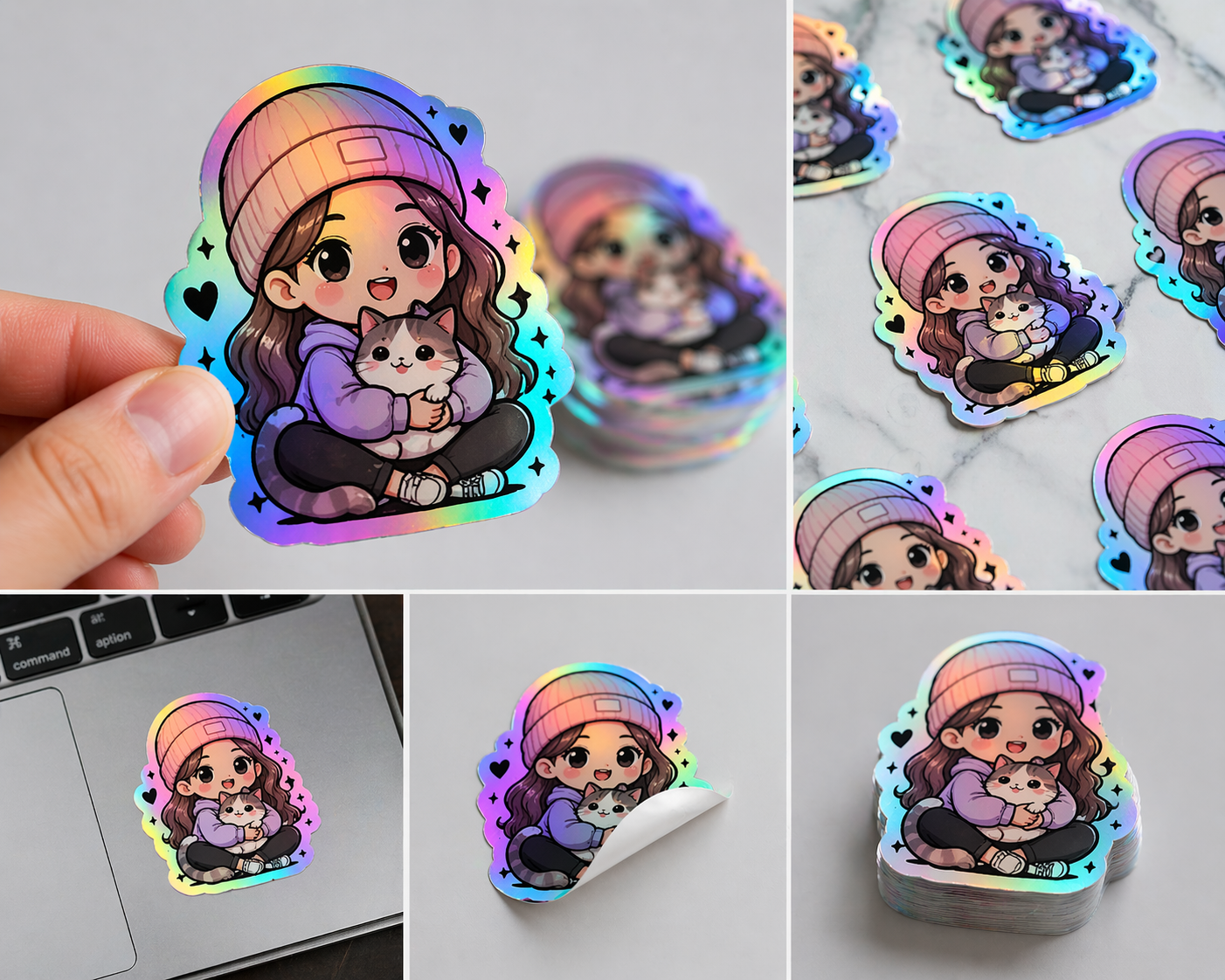 Holographic Stickers