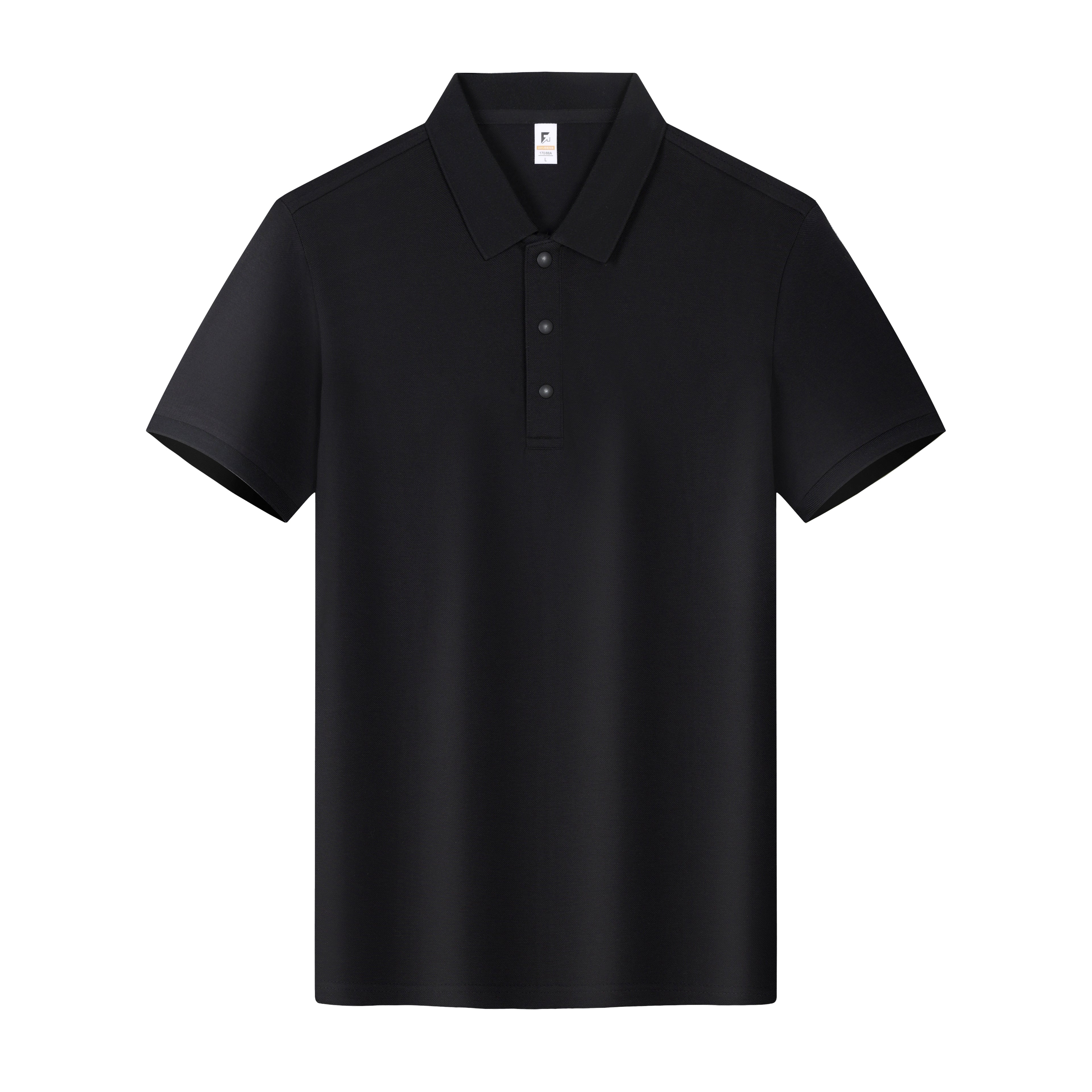 Breathable cotton polo shirt