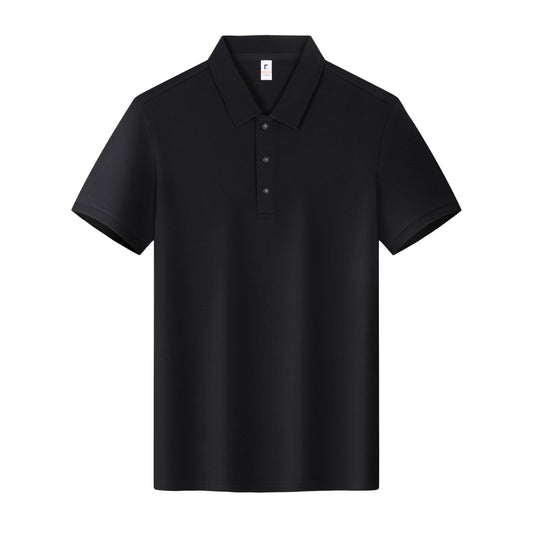 Breathable cotton polo shirt