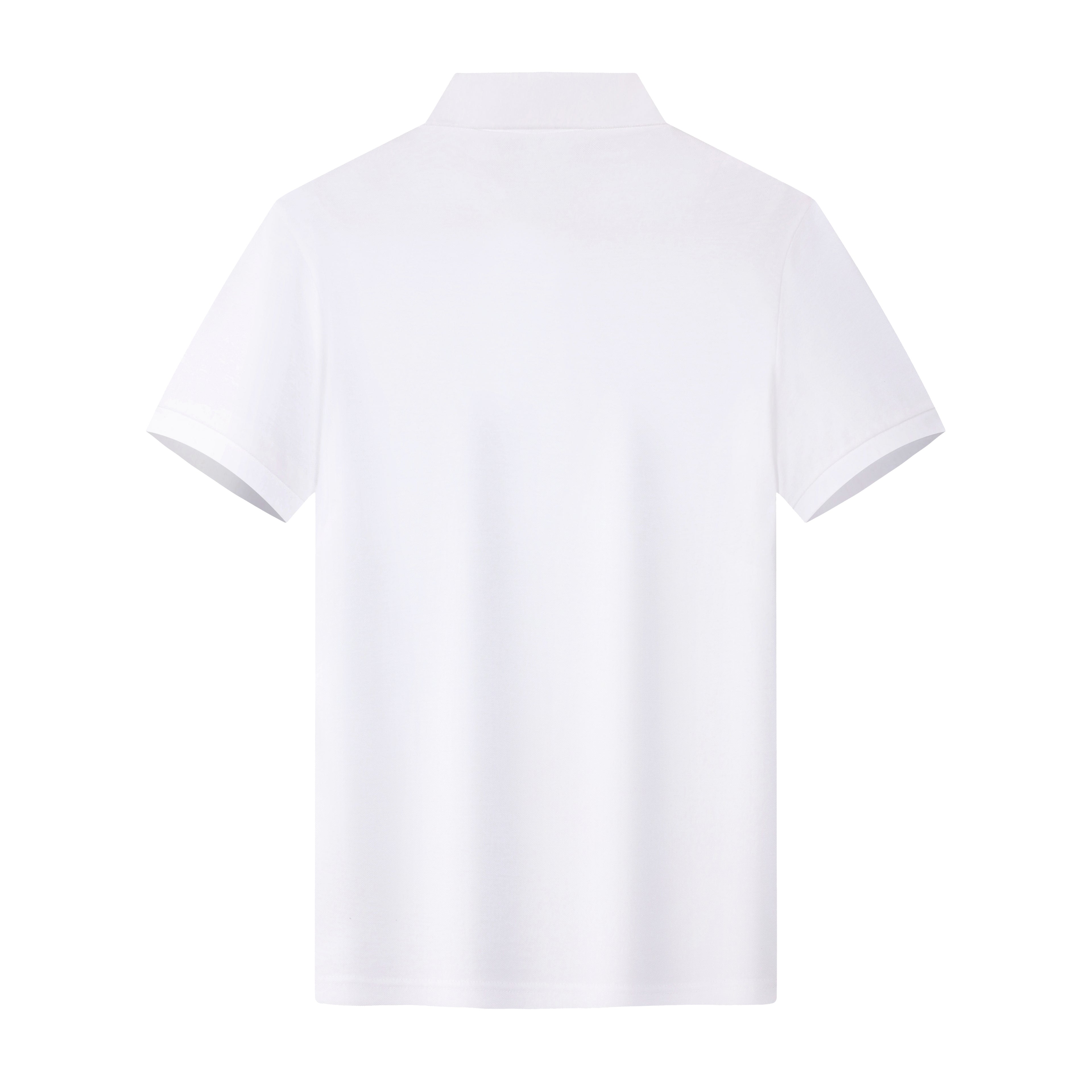 Breathable cotton polo shirt