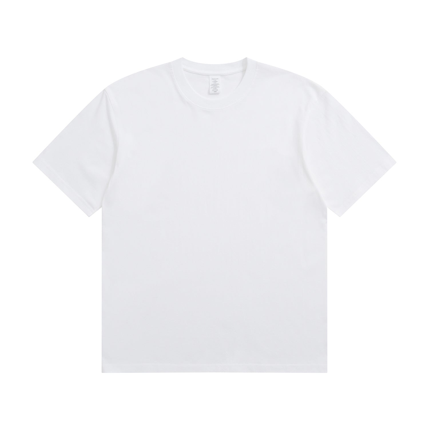 Oversized Cotton Crew Neck T-Shirt