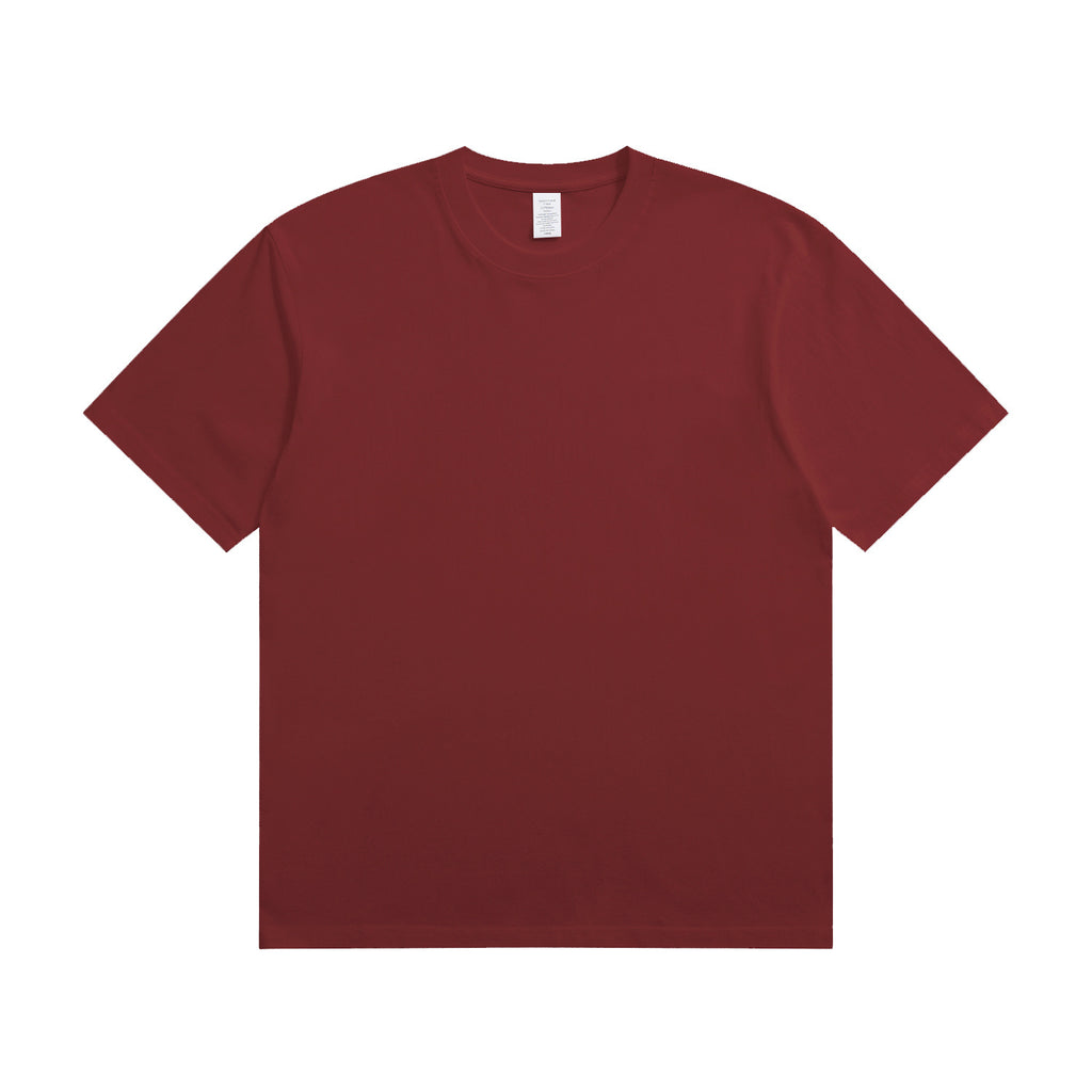 Oversized Cotton Crew Neck T-Shirt