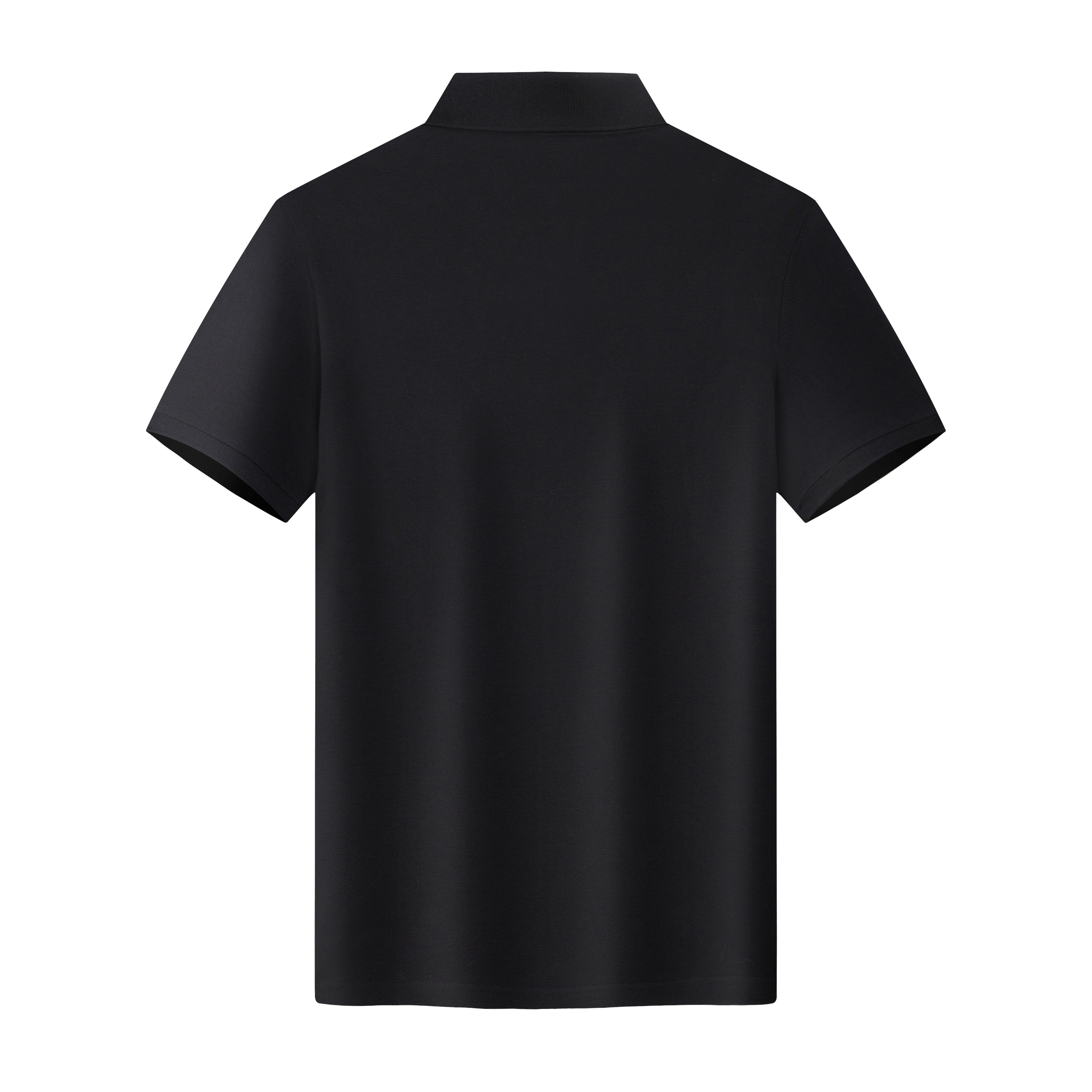 Breathable cotton polo shirt