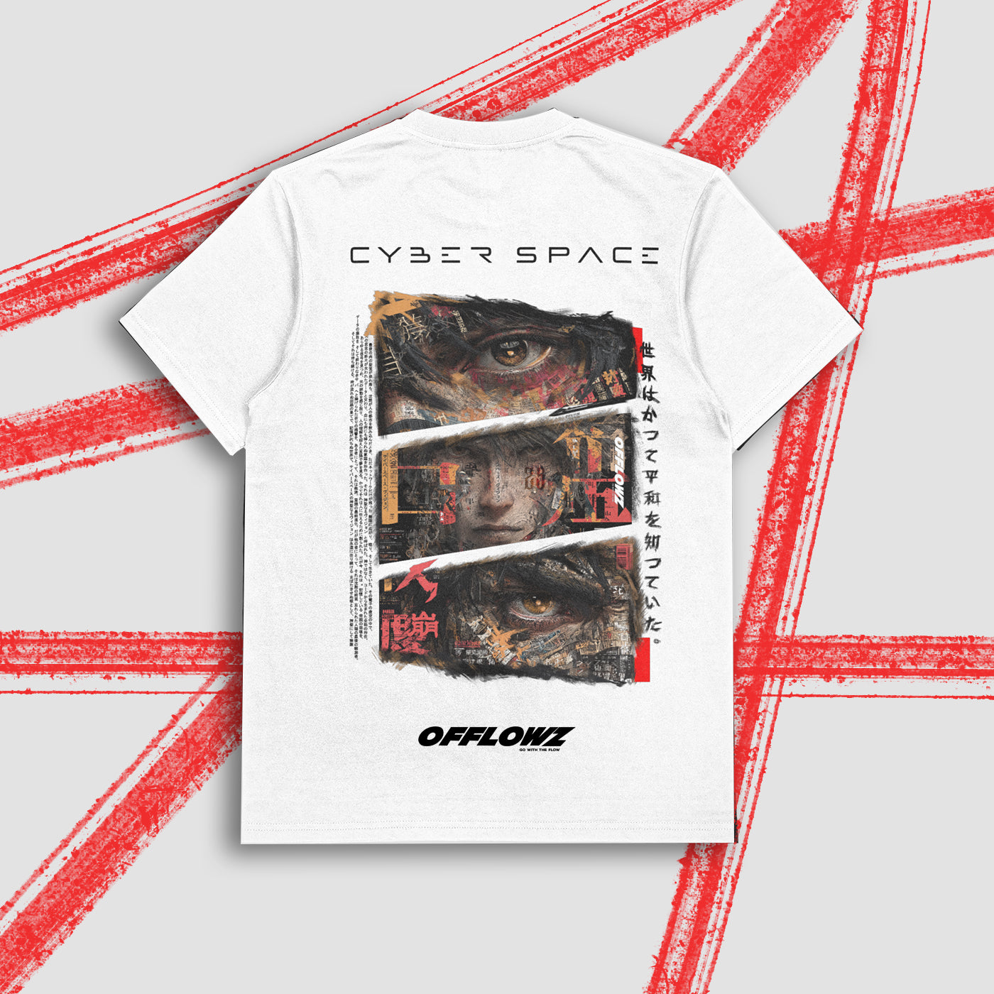 CyberSpace No:1  Cotton Crew Neck T-Shirt