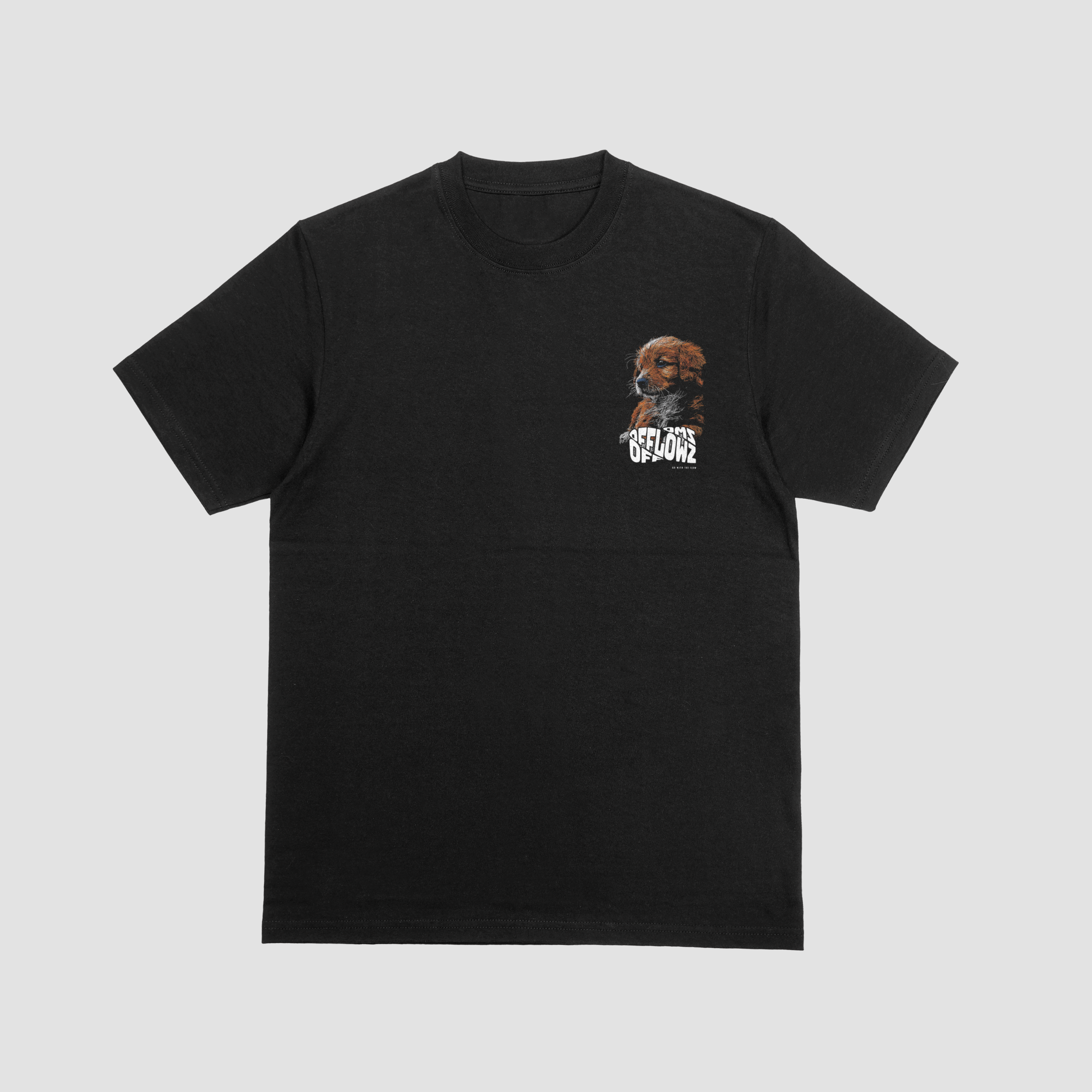 Pupper Logo Cotton Crew Neck T-Shirt