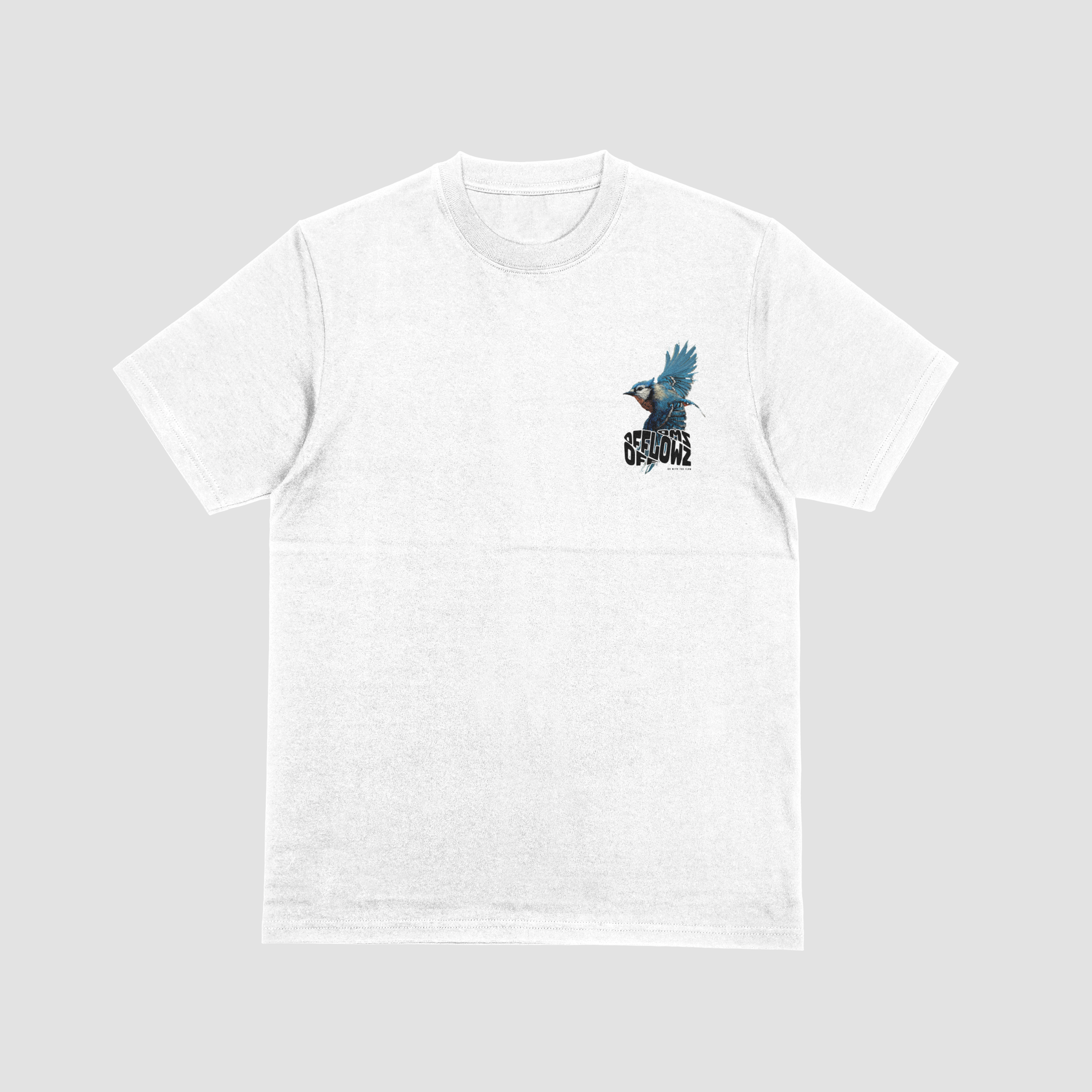 Bird Logo No:1 Cotton Crew Neck T-Shirt