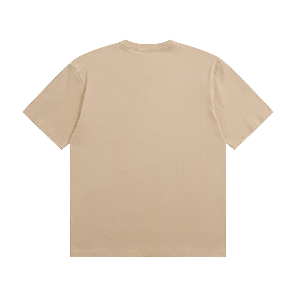 Oversized Cotton Crew Neck T-Shirt