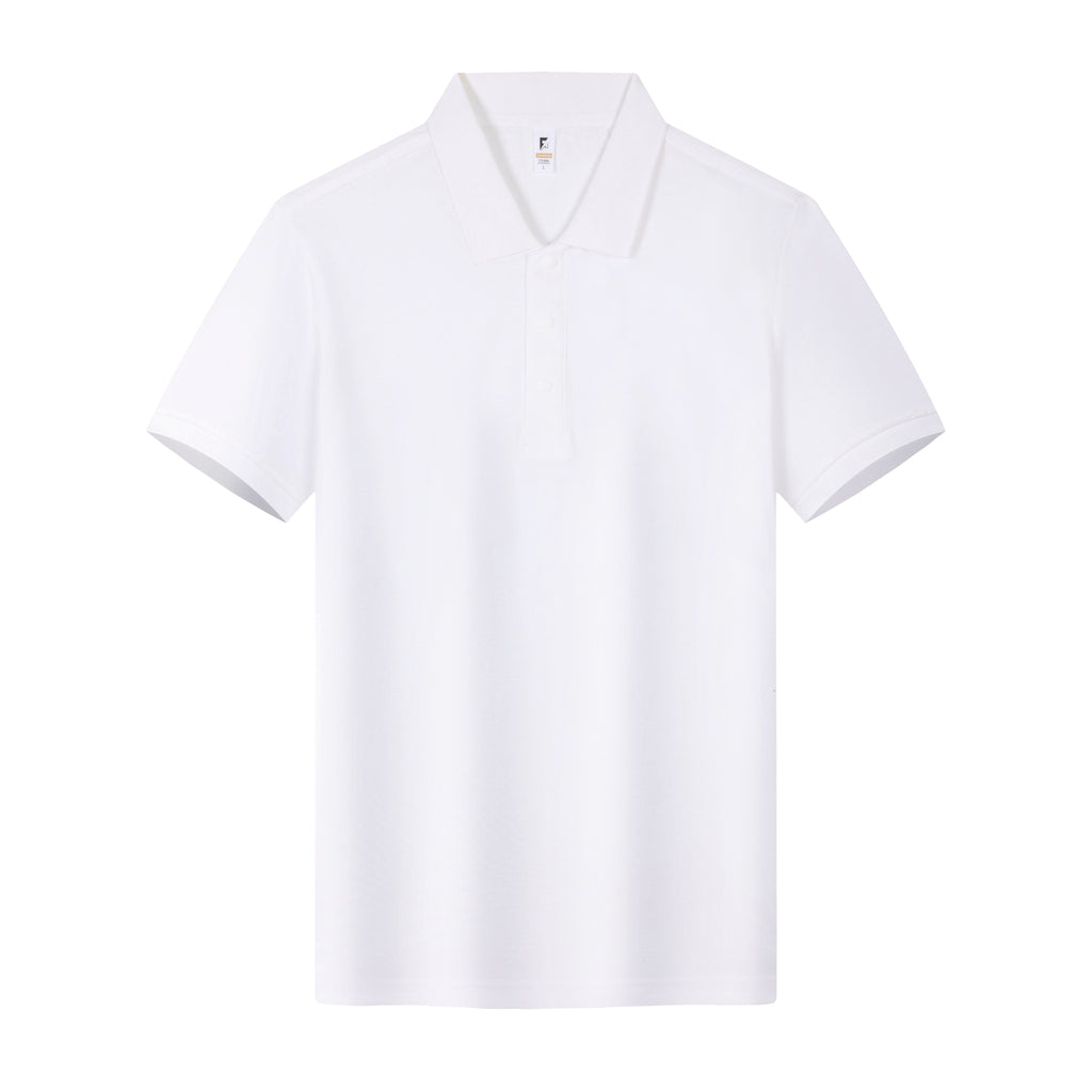 Breathable cotton polo shirt
