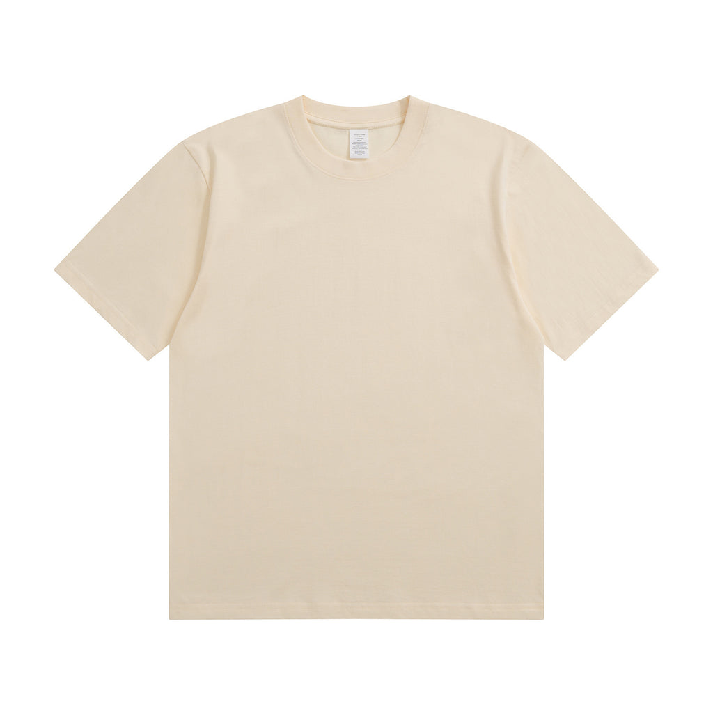 Oversized Cotton Crew Neck T-Shirt