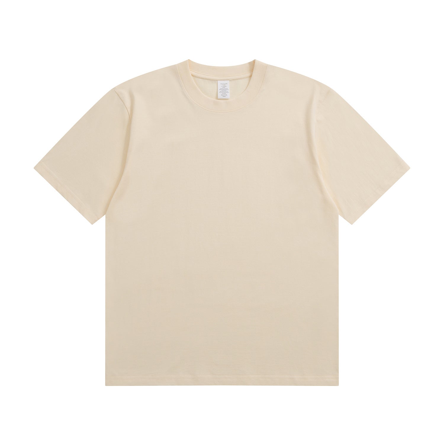 Oversized Cotton Crew Neck T-Shirt